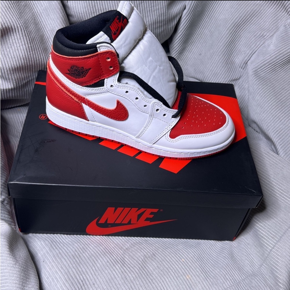 White University Red & Black Jordan 3s